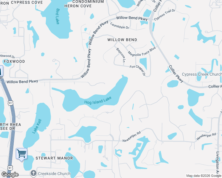 map of restaurants, bars, coffee shops, grocery stores, and more near 531 County Line Road in Lutz