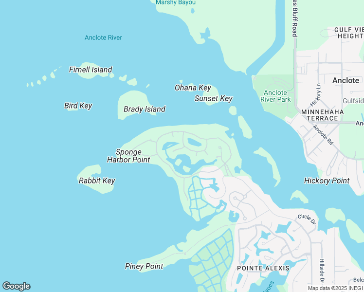 map of restaurants, bars, coffee shops, grocery stores, and more near 2122 Harbour Watch Drive in Tarpon Springs