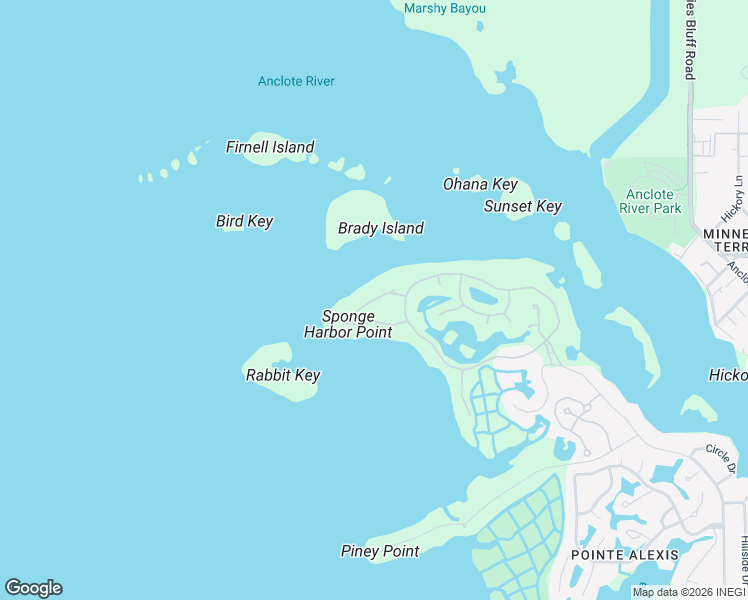 map of restaurants, bars, coffee shops, grocery stores, and more near 2005 Harbour Watch Circle in Tarpon Springs