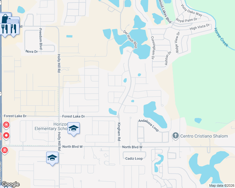 map of restaurants, bars, coffee shops, grocery stores, and more near 726 Asturias Road in Davenport