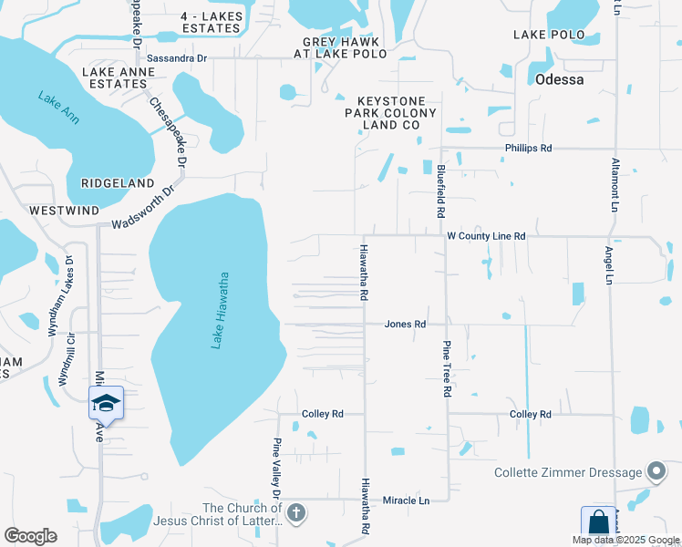 map of restaurants, bars, coffee shops, grocery stores, and more near 19910 Hiawatha Road in Odessa