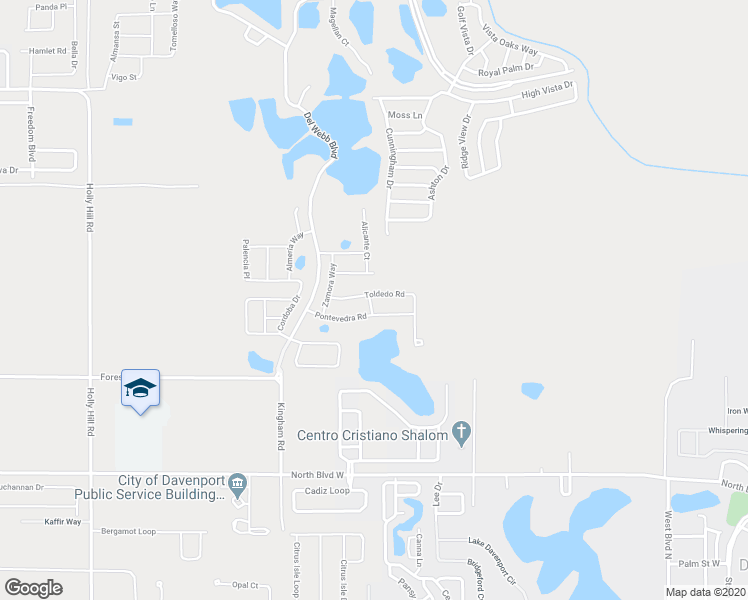 map of restaurants, bars, coffee shops, grocery stores, and more near 353 Toldedo Road in Davenport