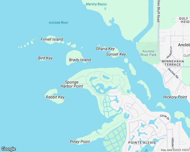 map of restaurants, bars, coffee shops, grocery stores, and more near 2105 Ketch Court in Tarpon Springs