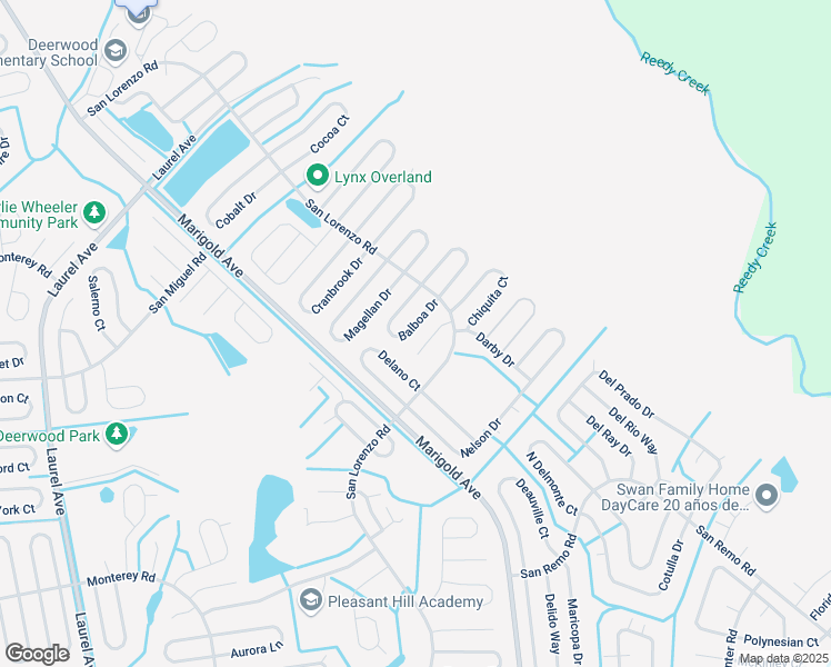 map of restaurants, bars, coffee shops, grocery stores, and more near 236 Balboa Drive in Kissimmee