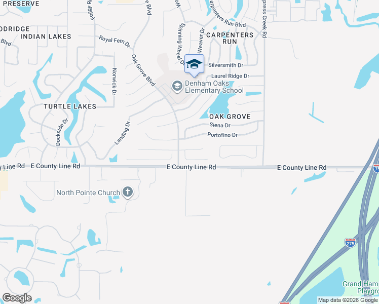 map of restaurants, bars, coffee shops, grocery stores, and more near 24606 Victoria Wood Court in Lutz