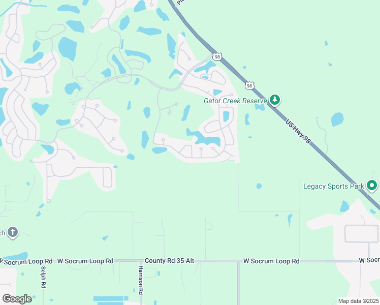 map of restaurants, bars, coffee shops, grocery stores, and more near 9598 Cypress Tree Lane in Lakeland