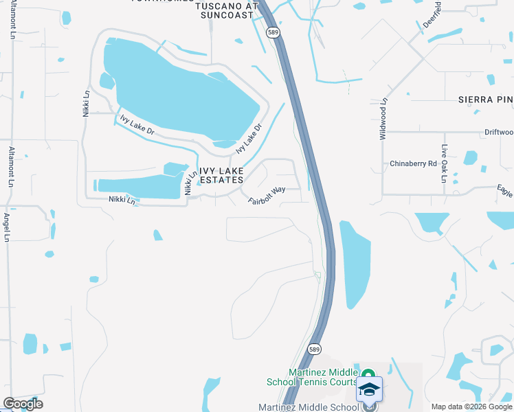 map of restaurants, bars, coffee shops, grocery stores, and more near 16650 Fairbolt Way in Odessa