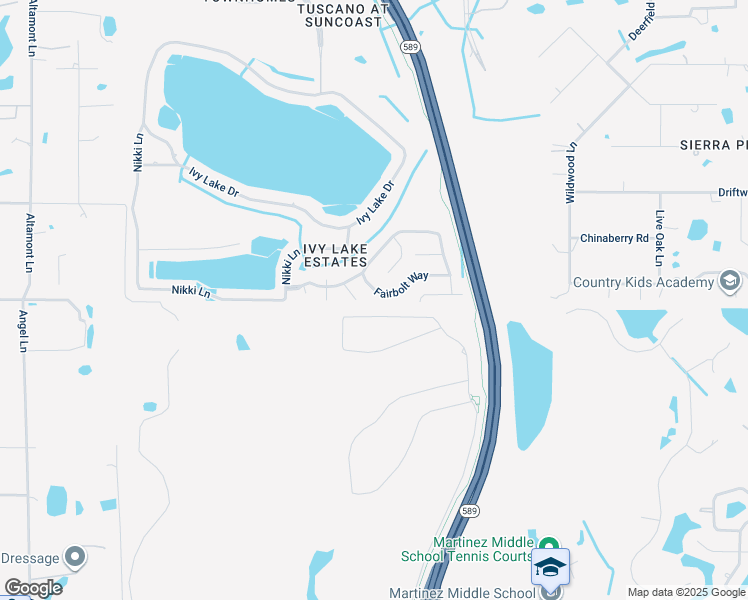 map of restaurants, bars, coffee shops, grocery stores, and more near 16636 Fairbolt Way in Odessa
