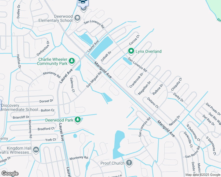 map of restaurants, bars, coffee shops, grocery stores, and more near 865 San Pedro Court in Kissimmee