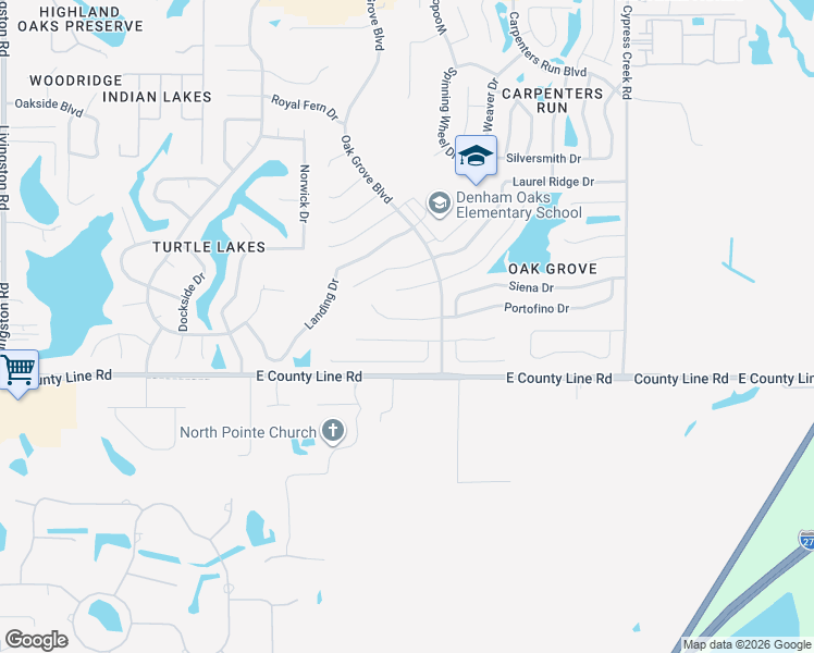map of restaurants, bars, coffee shops, grocery stores, and more near 24436 Summer Nights Court in Lutz