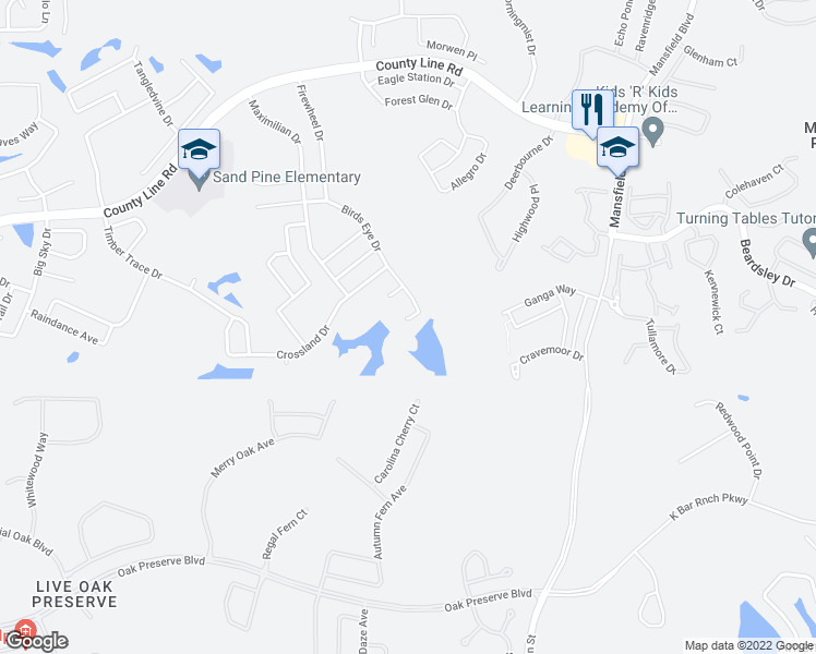 map of restaurants, bars, coffee shops, grocery stores, and more near 29805 Birds Eye Drive in Zephyrhills