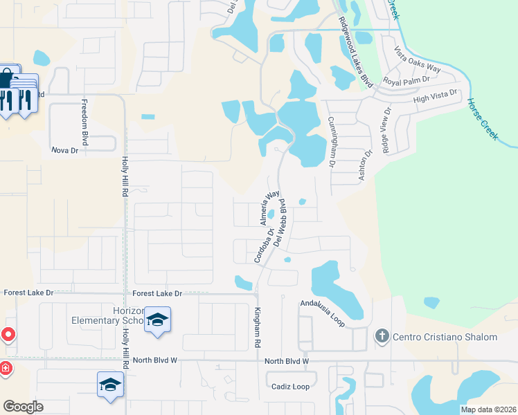 map of restaurants, bars, coffee shops, grocery stores, and more near 516 Pamplona Place in Davenport