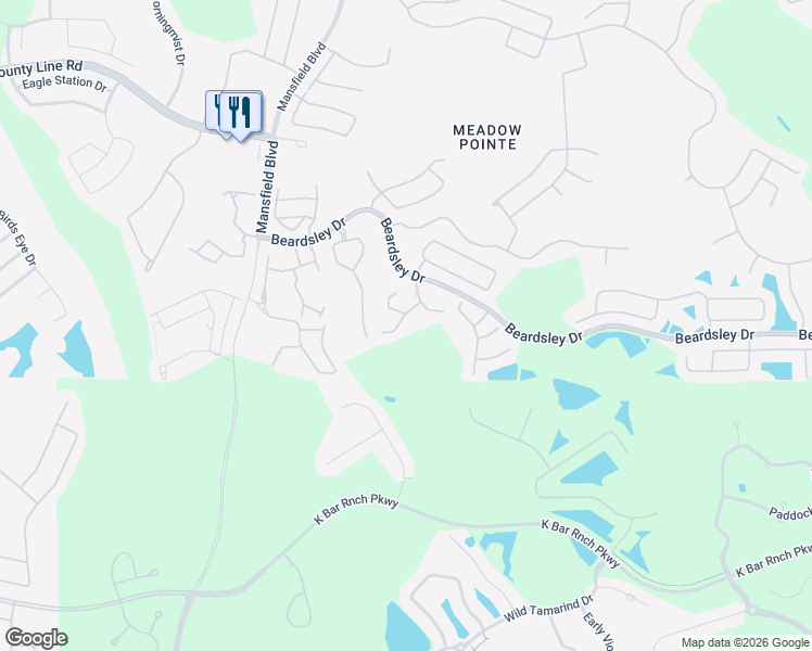 map of restaurants, bars, coffee shops, grocery stores, and more near 1116 Sleepy Oak Drive in Wesley Chapel