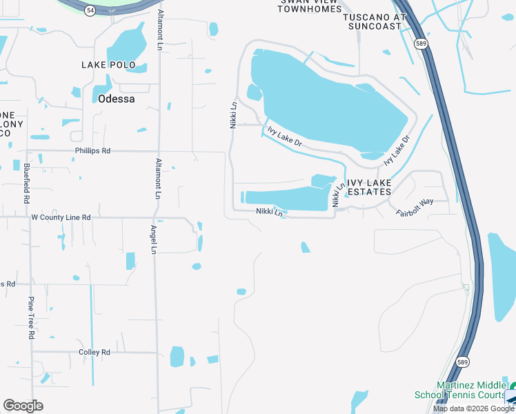 map of restaurants, bars, coffee shops, grocery stores, and more near 16450 Nikki Lane in Odessa