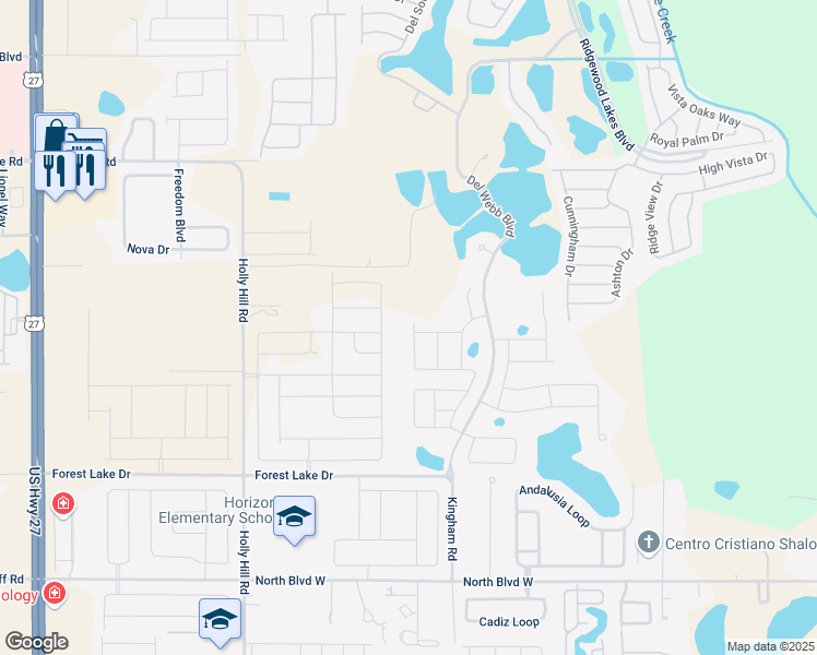 map of restaurants, bars, coffee shops, grocery stores, and more near 455 Palencia Place in Davenport