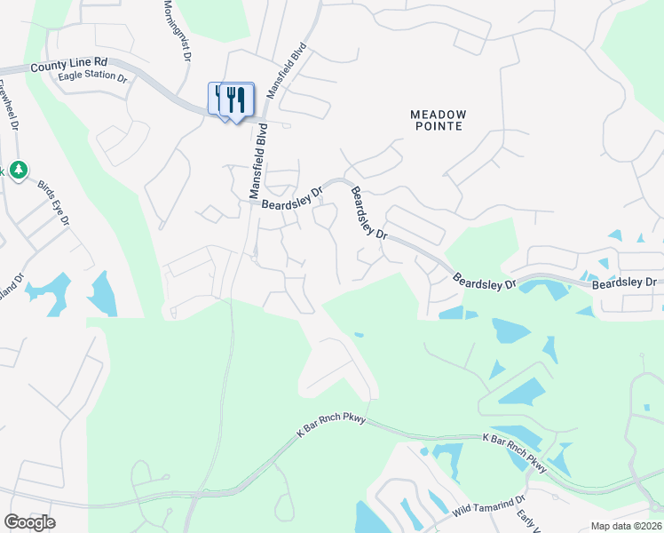 map of restaurants, bars, coffee shops, grocery stores, and more near 1145 Kennewick Court in Wesley Chapel