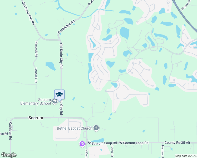 map of restaurants, bars, coffee shops, grocery stores, and more near 1578 Big Cypress Boulevard in Lakeland