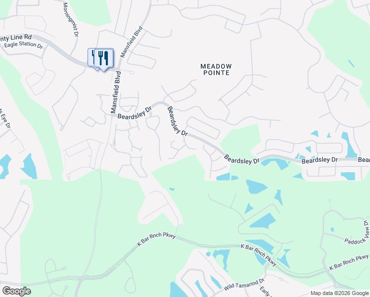 map of restaurants, bars, coffee shops, grocery stores, and more near 1144 Sleepy Oak Drive in Wesley Chapel