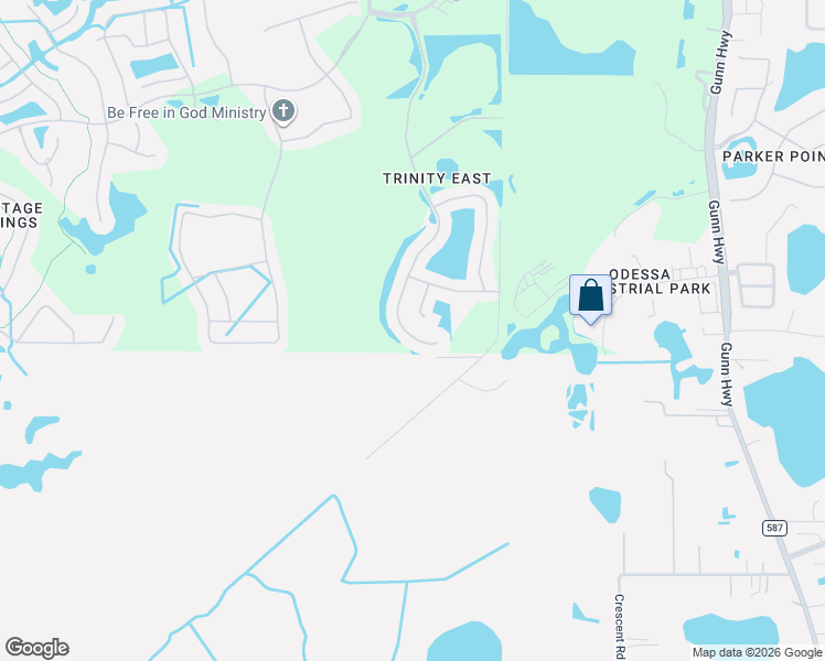 map of restaurants, bars, coffee shops, grocery stores, and more near 1037 Maza Place in Trinity