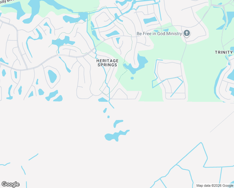 map of restaurants, bars, coffee shops, grocery stores, and more near 1038 Dustan Place in Trinity