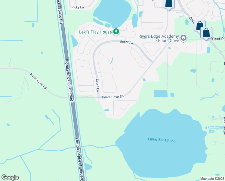 map of restaurants, bars, coffee shops, grocery stores, and more near 3918 Wind Dancer Circle in St. Cloud