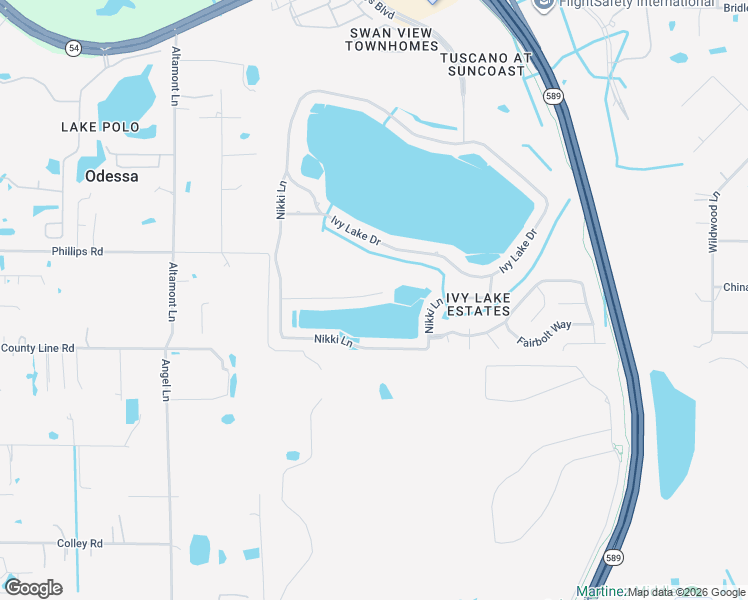 map of restaurants, bars, coffee shops, grocery stores, and more near 16236 Rambling Road in Odessa