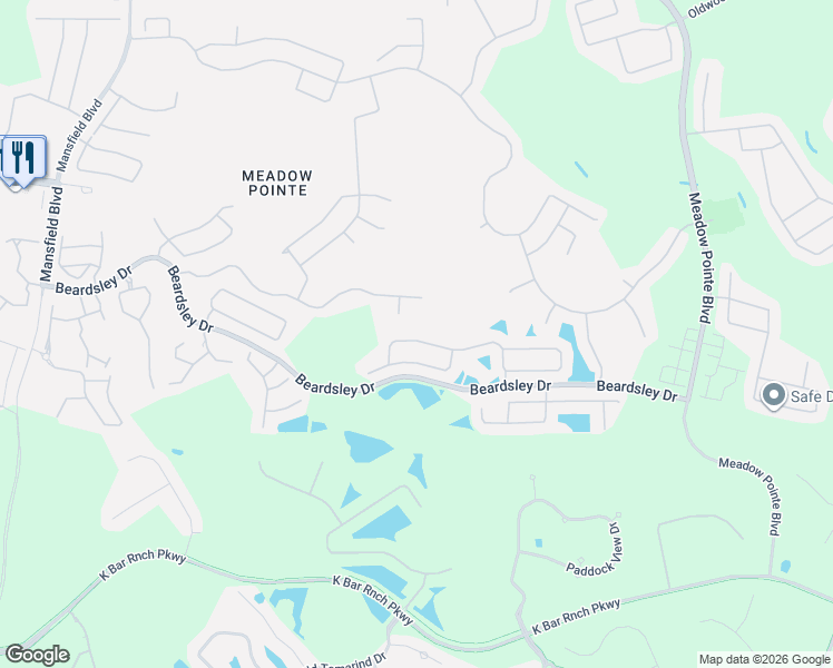 map of restaurants, bars, coffee shops, grocery stores, and more near 30935 Whitlock Drive in Wesley Chapel