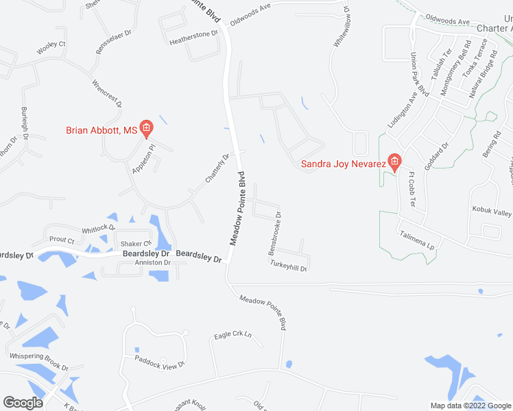 map of restaurants, bars, coffee shops, grocery stores, and more near 31754 Larkenheath Drive in Wesley Chapel