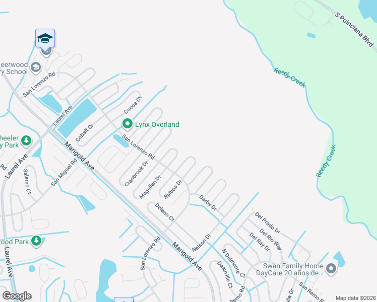 map of restaurants, bars, coffee shops, grocery stores, and more near 326 Cortez Ct in Kissimmee