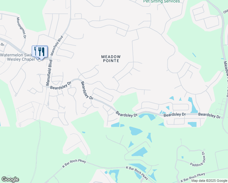 map of restaurants, bars, coffee shops, grocery stores, and more near 30632 Iverson Drive in Zephyrhills