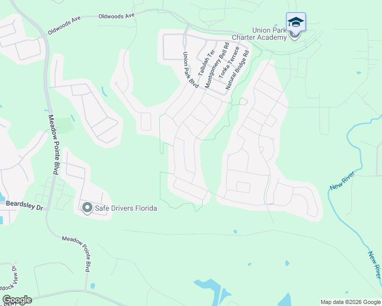 map of restaurants, bars, coffee shops, grocery stores, and more near 1332 Fort Cobb Terrace in Wesley Chapel