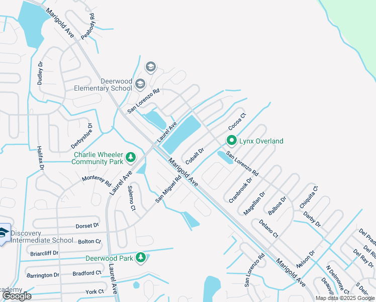 map of restaurants, bars, coffee shops, grocery stores, and more near 275 Cobalt Drive in Kissimmee