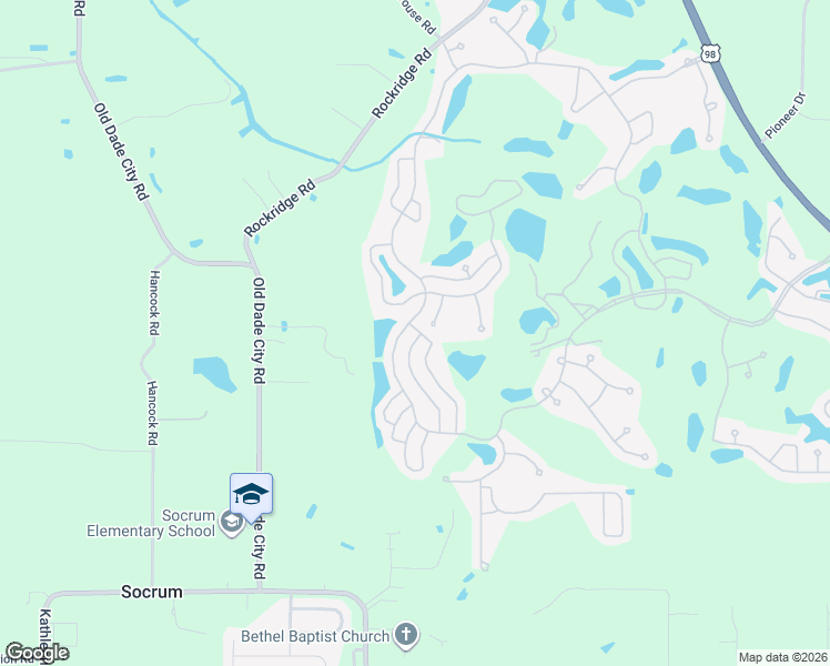 map of restaurants, bars, coffee shops, grocery stores, and more near 1578 Big Cypress Blvd in Lakeland