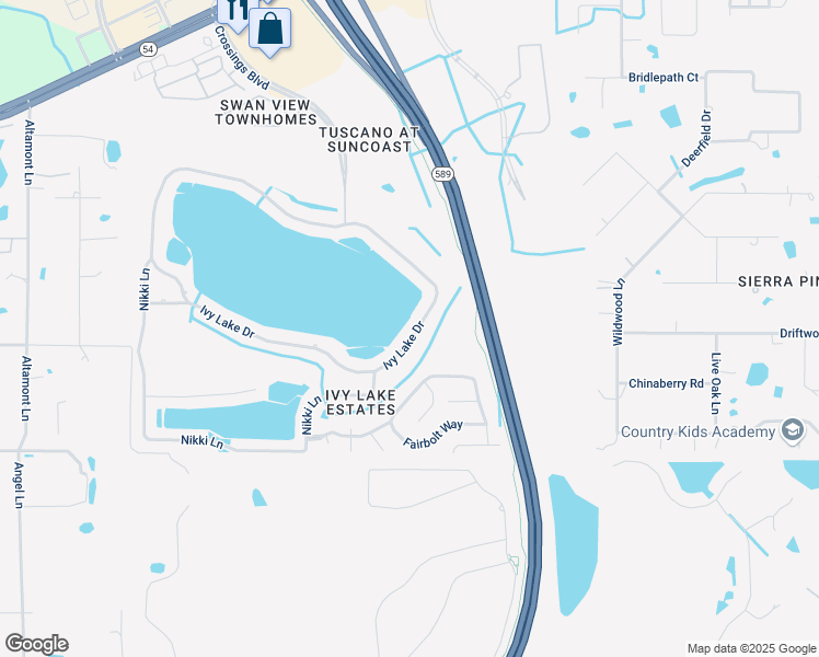 map of restaurants, bars, coffee shops, grocery stores, and more near 16711 Ivy Lake Drive in Odessa