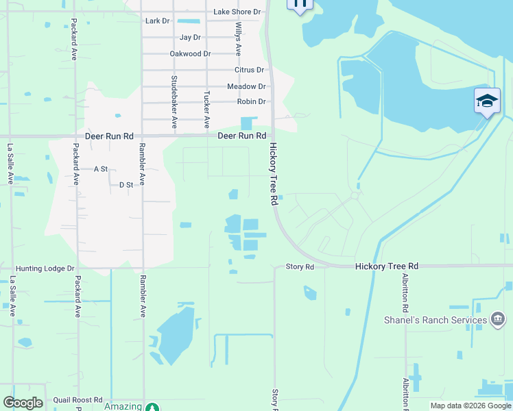 map of restaurants, bars, coffee shops, grocery stores, and more near 4160 Hickory Tree Road in St. Cloud