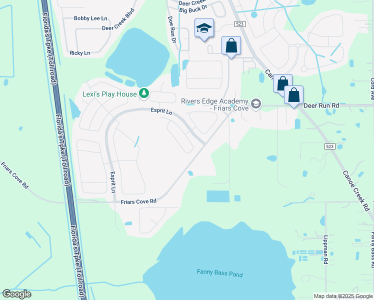 map of restaurants, bars, coffee shops, grocery stores, and more near 3758 Moon Dancer Place in Saint Cloud