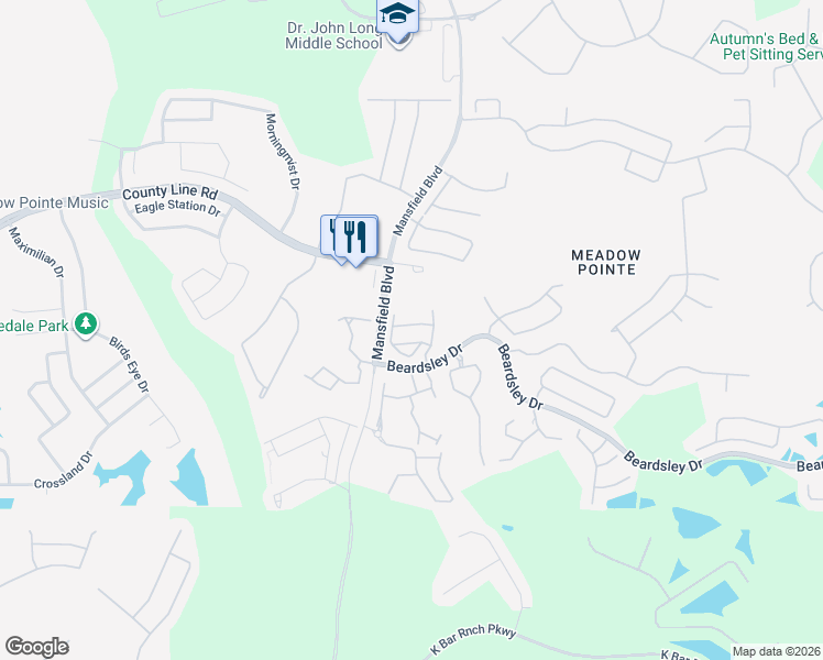 map of restaurants, bars, coffee shops, grocery stores, and more near 30148 Barnaby Lane in Zephyrhills