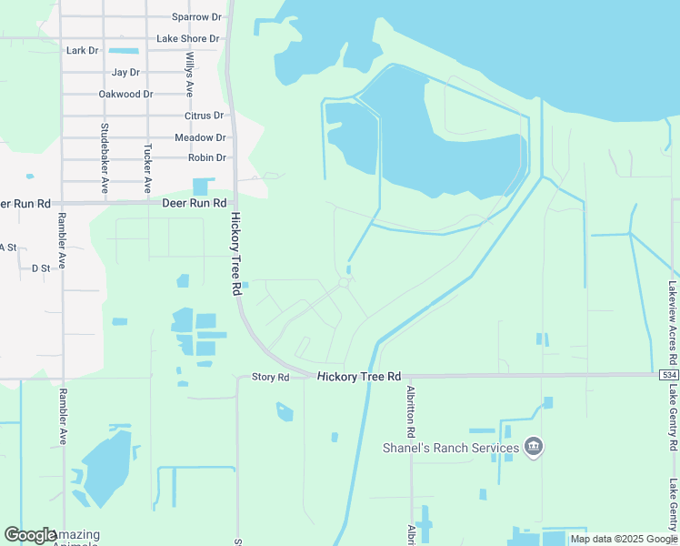 map of restaurants, bars, coffee shops, grocery stores, and more near 4275 Hickory Tree Road in St. Cloud