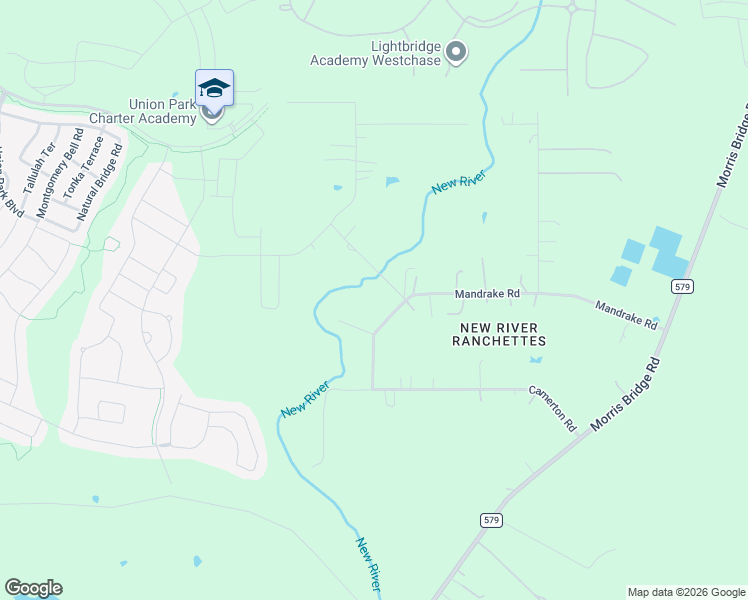 map of restaurants, bars, coffee shops, grocery stores, and more near 1529 Creek Road in Wesley Chapel
