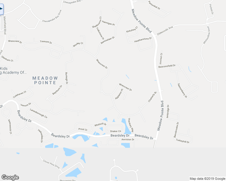 map of restaurants, bars, coffee shops, grocery stores, and more near 31407 Wrencrest Drive in Wesley Chapel