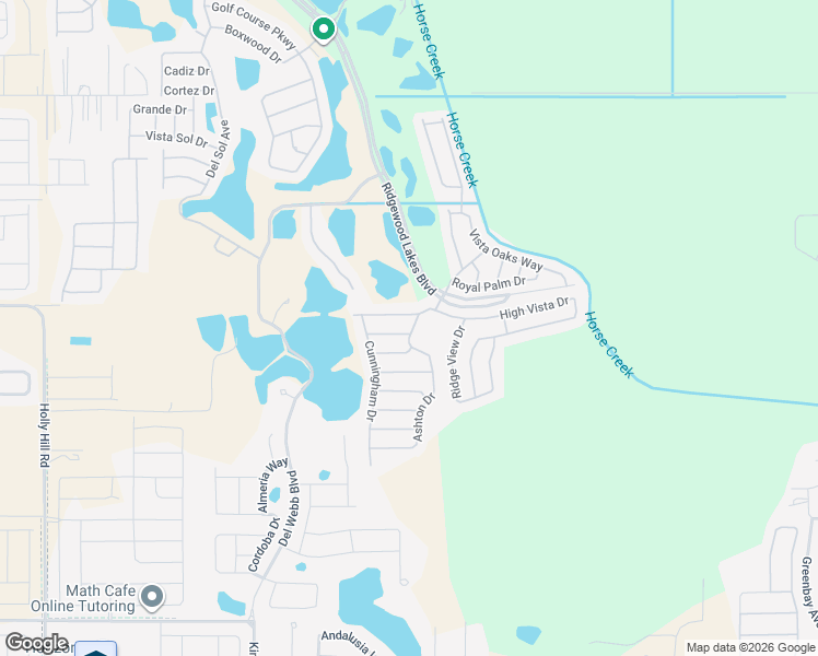 map of restaurants, bars, coffee shops, grocery stores, and more near 45 High Vista Drive in Davenport