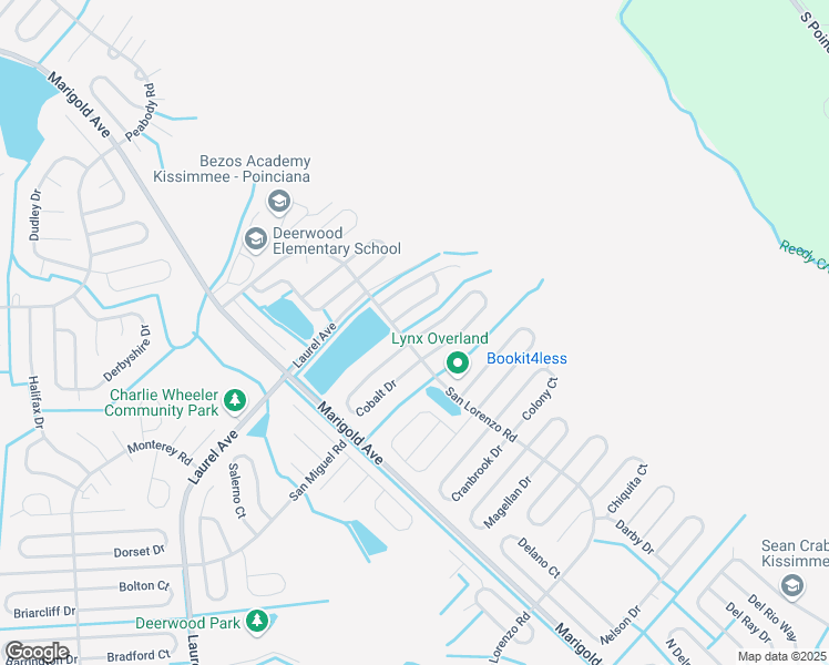 map of restaurants, bars, coffee shops, grocery stores, and more near 398 Cocoa Court in Poinciana