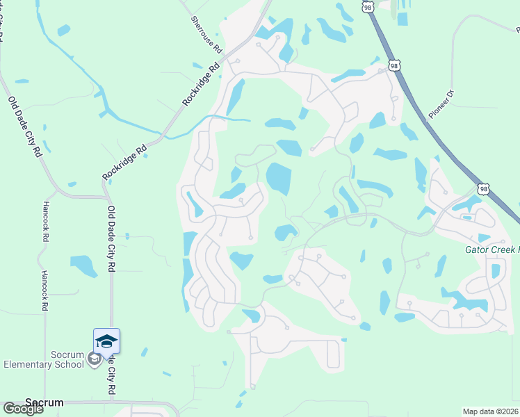 map of restaurants, bars, coffee shops, grocery stores, and more near Dollar Bonnet Lane in Lakeland