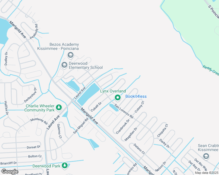 map of restaurants, bars, coffee shops, grocery stores, and more near 398 Cocoa Court in Poinciana