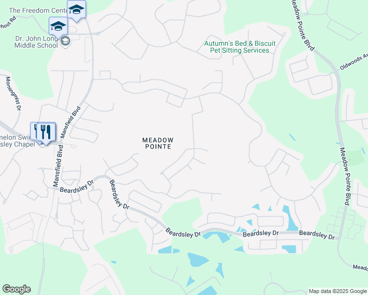 map of restaurants, bars, coffee shops, grocery stores, and more near 1513 Baythorn Drive in Zephyrhills