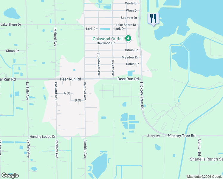 map of restaurants, bars, coffee shops, grocery stores, and more near 1st Avenue in Saint Cloud