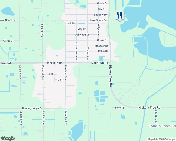 map of restaurants, bars, coffee shops, grocery stores, and more near 1st Avenue in St. Cloud