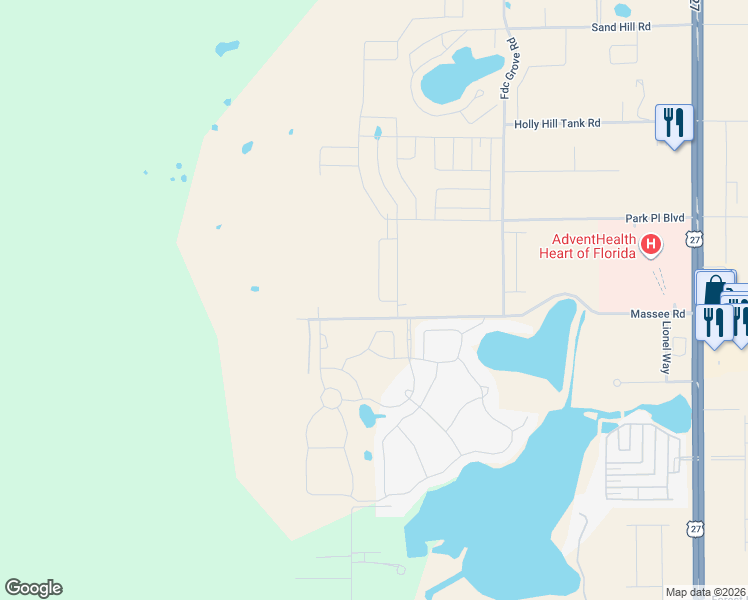 map of restaurants, bars, coffee shops, grocery stores, and more near 3122 Massee Road in Davenport