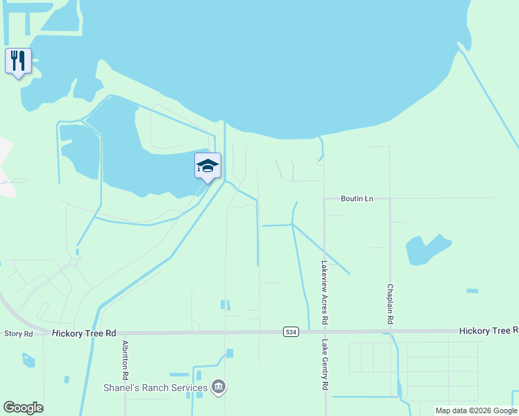 map of restaurants, bars, coffee shops, grocery stores, and more near 4653 Hickory Tree Lane in St. Cloud