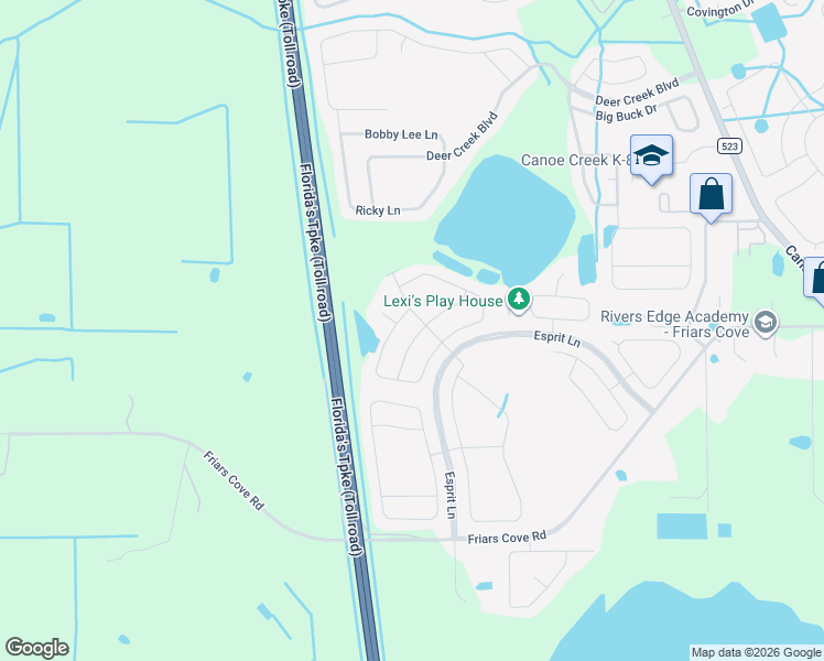 map of restaurants, bars, coffee shops, grocery stores, and more near 3518 Rhapsody St in St Cloud